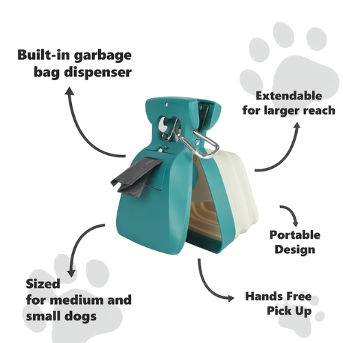 Foldable Touchless Pet Pooper Scooper